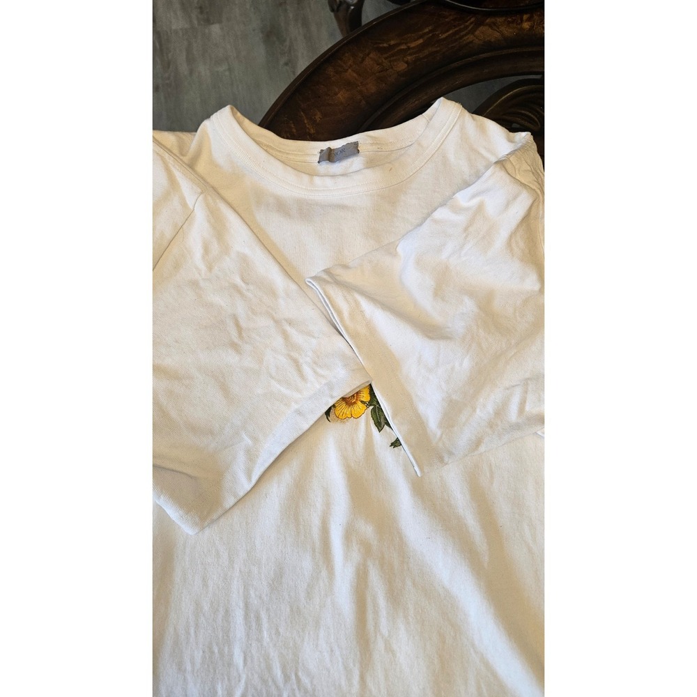 ShirtDior x Denim Tears Embroidered Logo Flower Design T Shirt Used - Picture 6 of 12